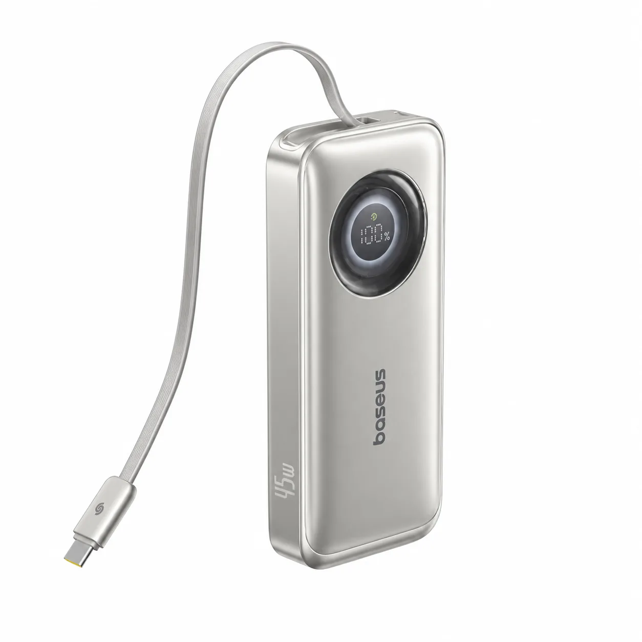Павербанк Baseus EnerCore CR11 10000 мА·год 45 Вт із висувним кабелем USB-C